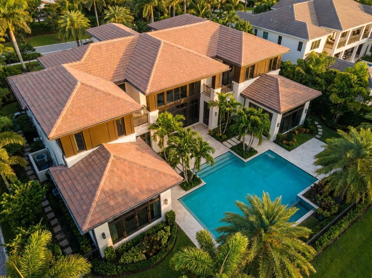 Tile, metal & shingle.
