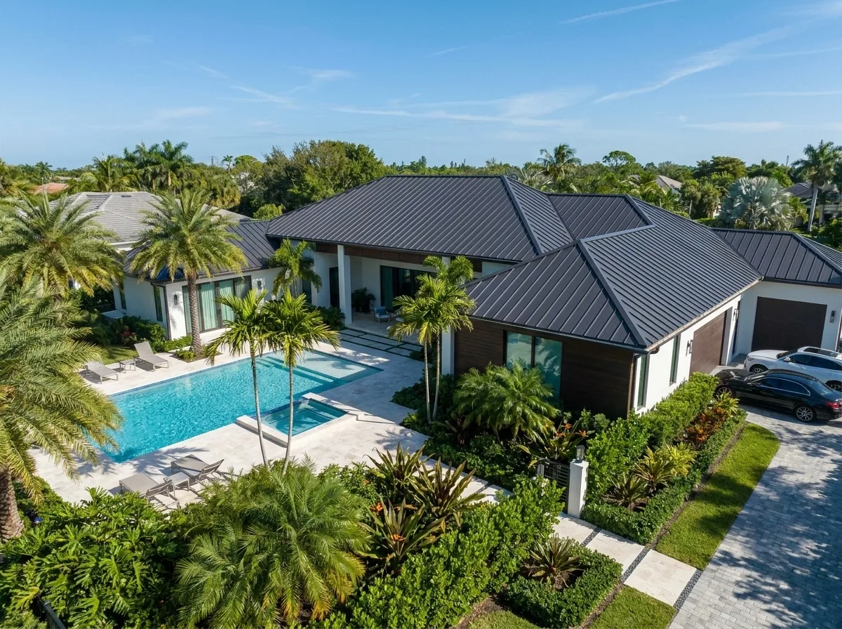 Standing Seam Estate roof by Titan Builders